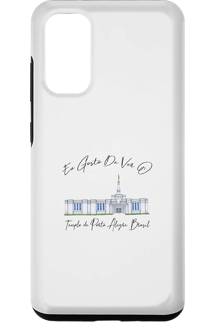 Templo de Manaus Brasil Samsung Phone Cases - Calligraphy Style (Portuguese) US