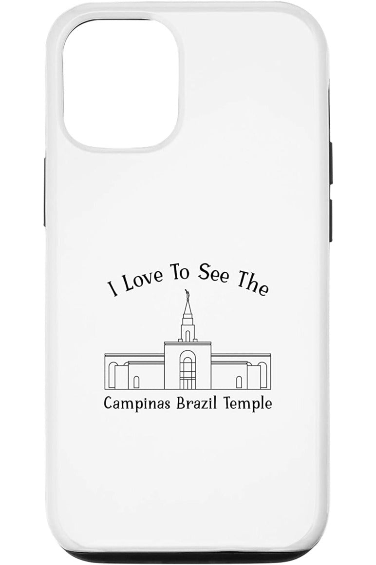 Campinas Brazil Temple Apple iPhone Cases - Happy Style (English) US
