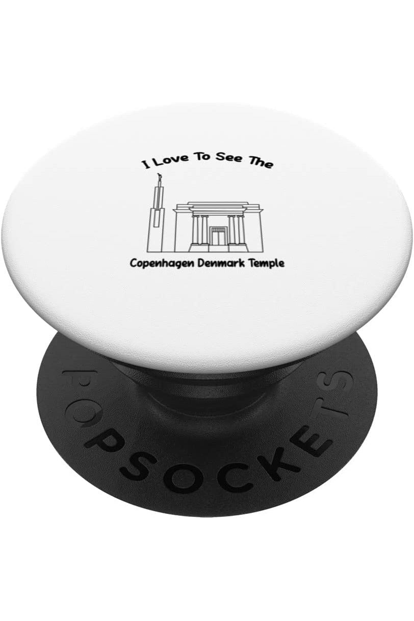 Copenaghen Danimarca Tempio, amo vedere il mio tempio, primario PopSocket