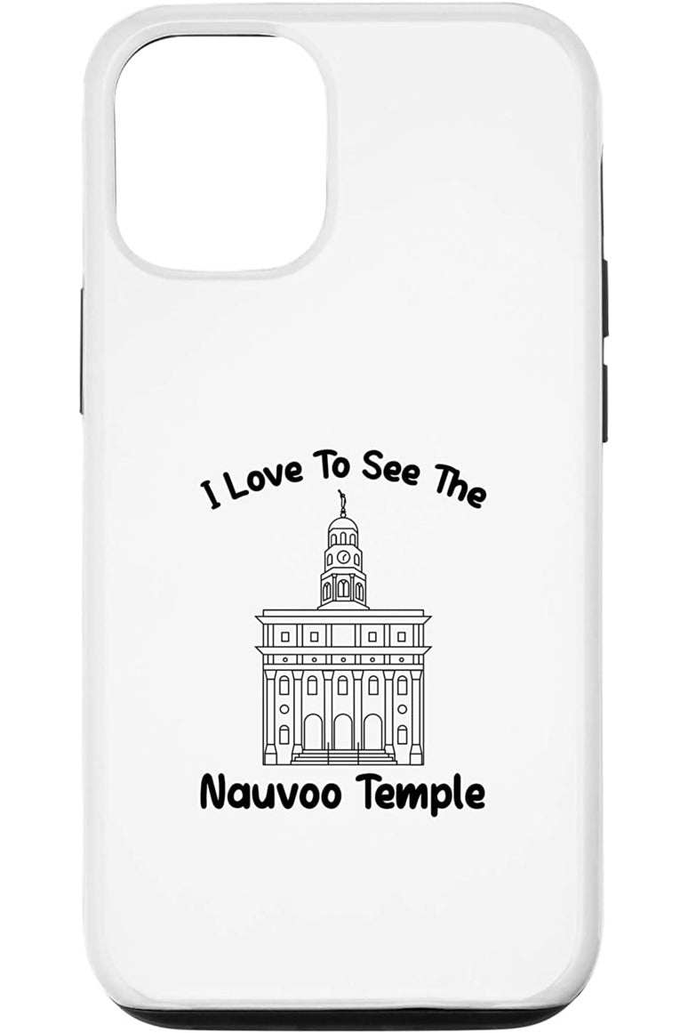 Nauvoo Illinois Temple Apple iPhone Cases - Primary Style (English) US