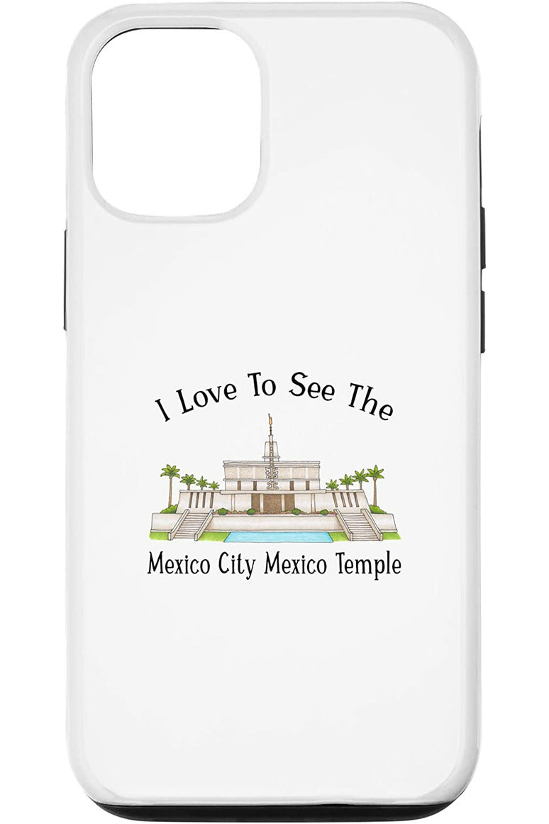 Mexico City Mexico Temple Apple iPhone Cases - Happy Style (English) US