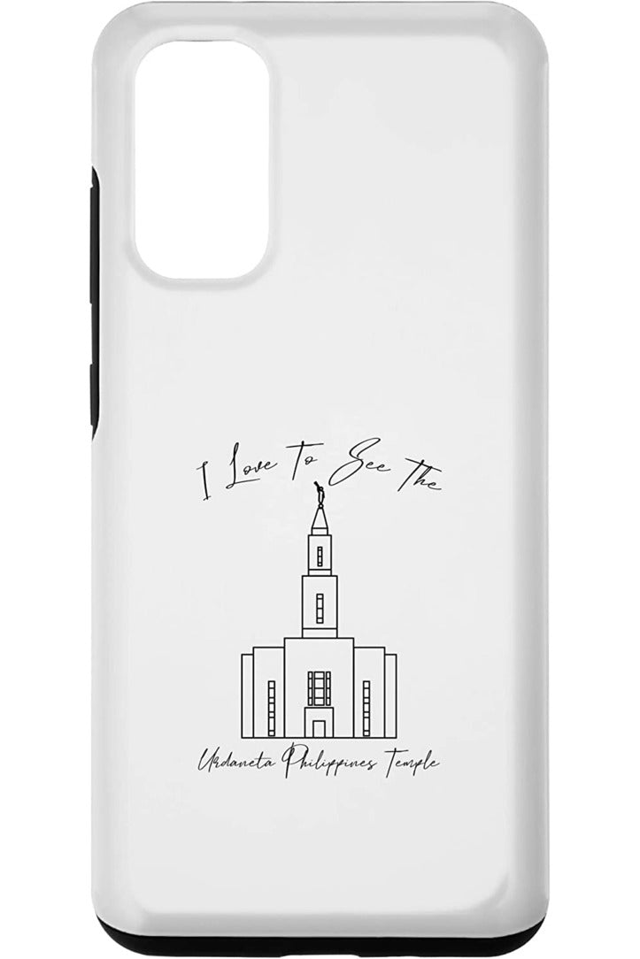 Urdaneta Philippines Temple Samsung Phone Cases - Calligraphy Style (English) US