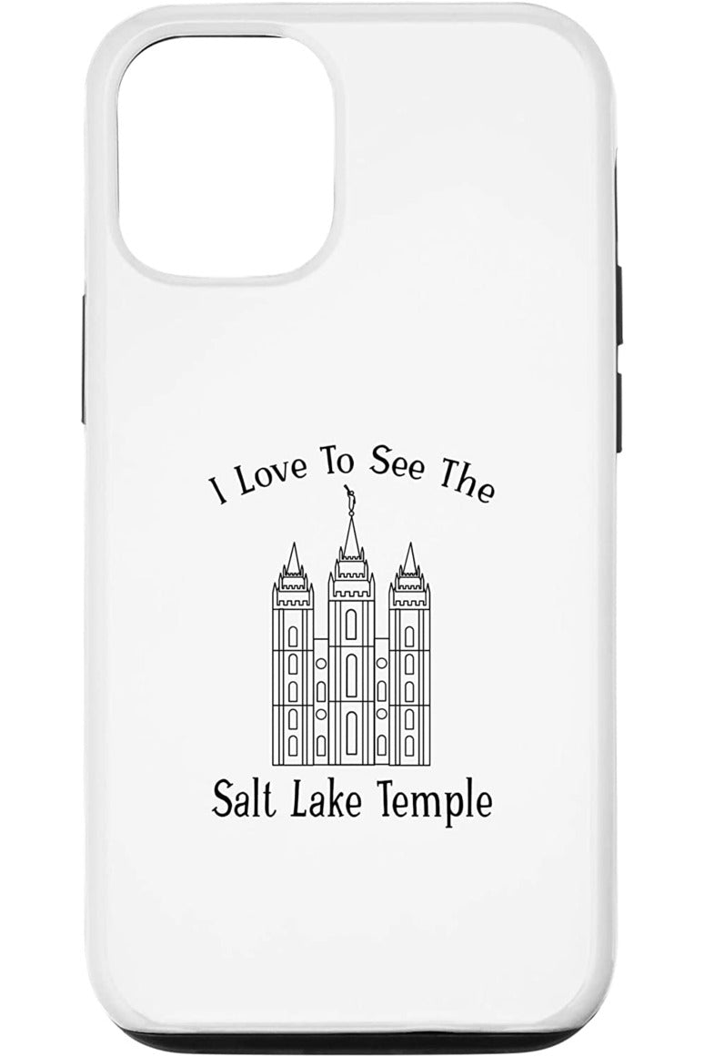 Salt Lake Temple Apple iPhone Cases - Happy Style (English) US