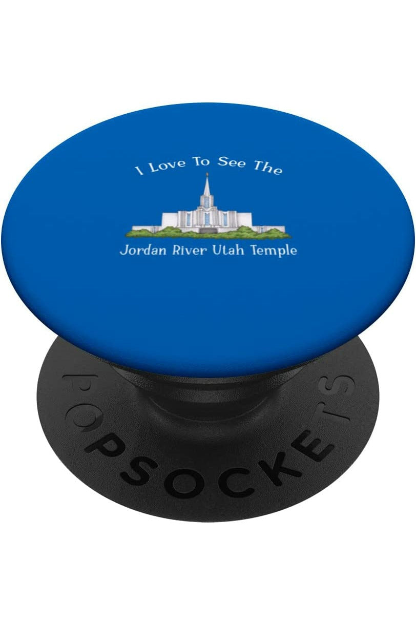 Jordan River Utah Temple PopSockets Grip - Happy Style (English) US