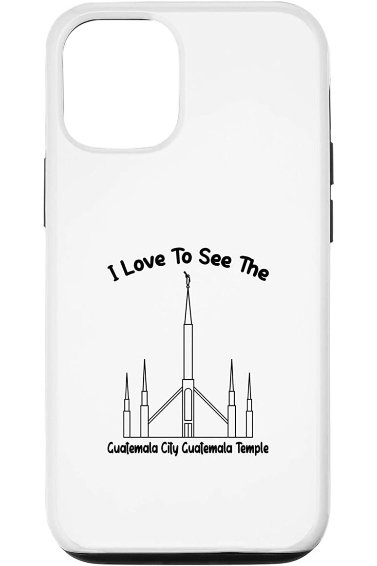 Guatemala City Guatemala Temple Apple iPhone Cases - Primary Style (English) US