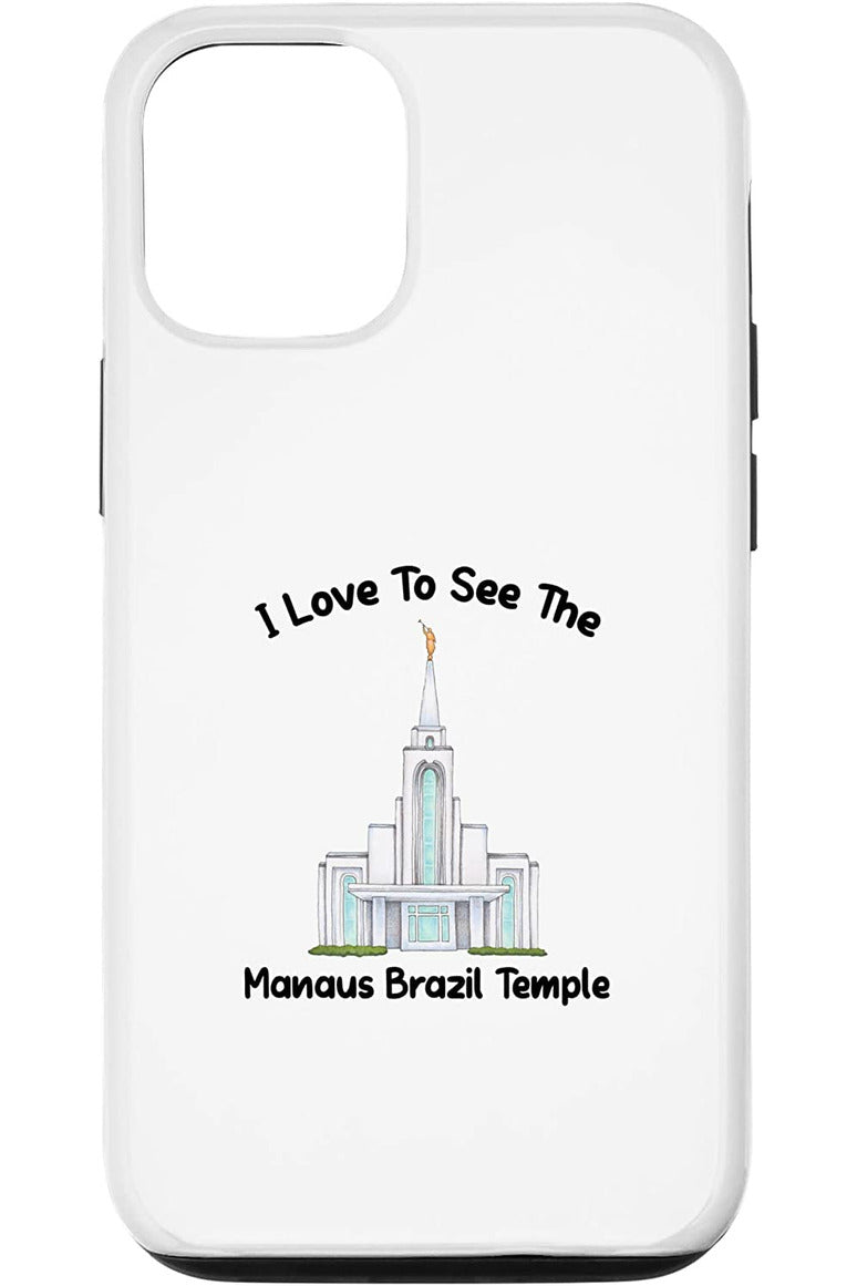 Manaus Brazil Temple Apple iPhone Cases - Primary Style (English) US