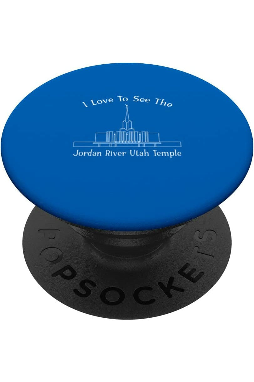 Jordan River Utah Temple PopSockets Grip - Happy Style (English) US