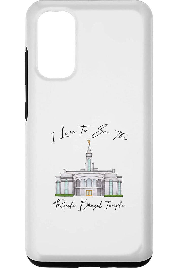 Recife Brazil Temple Samsung Phone Cases - Calligraphy Style (English) US