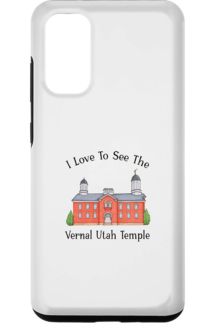 Vernal Utah Temple Samsung Phone Cases - Happy Style (English) US