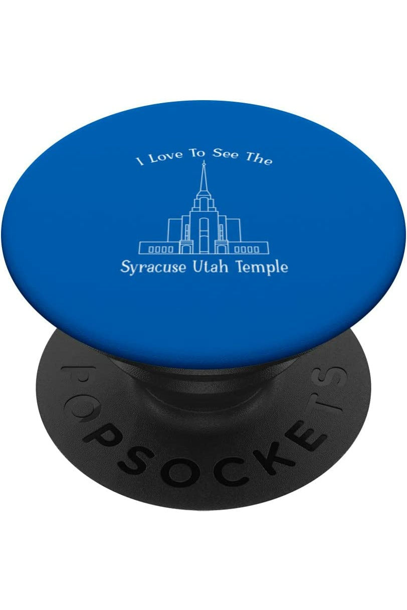 Syracuse Utah Temple PopSockets Grip - Happy Style (English) US