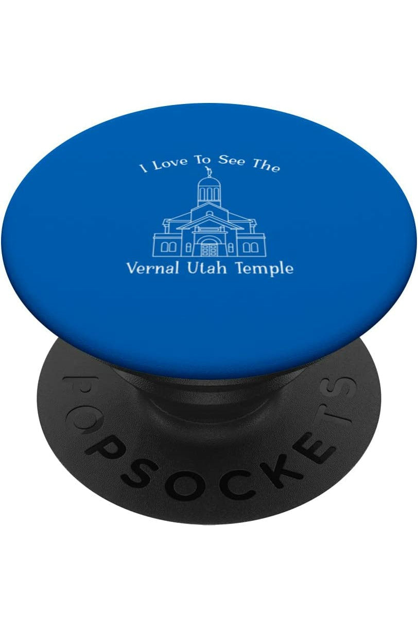 Vernal Utah Temple PopSockets Grip - Happy Style (English) US