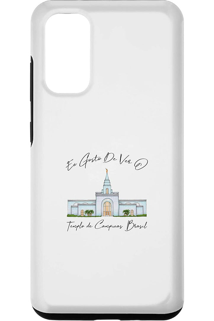 Templo de Manaus Brasil Samsung Phone Cases - Calligraphy Style (Portuguese) US