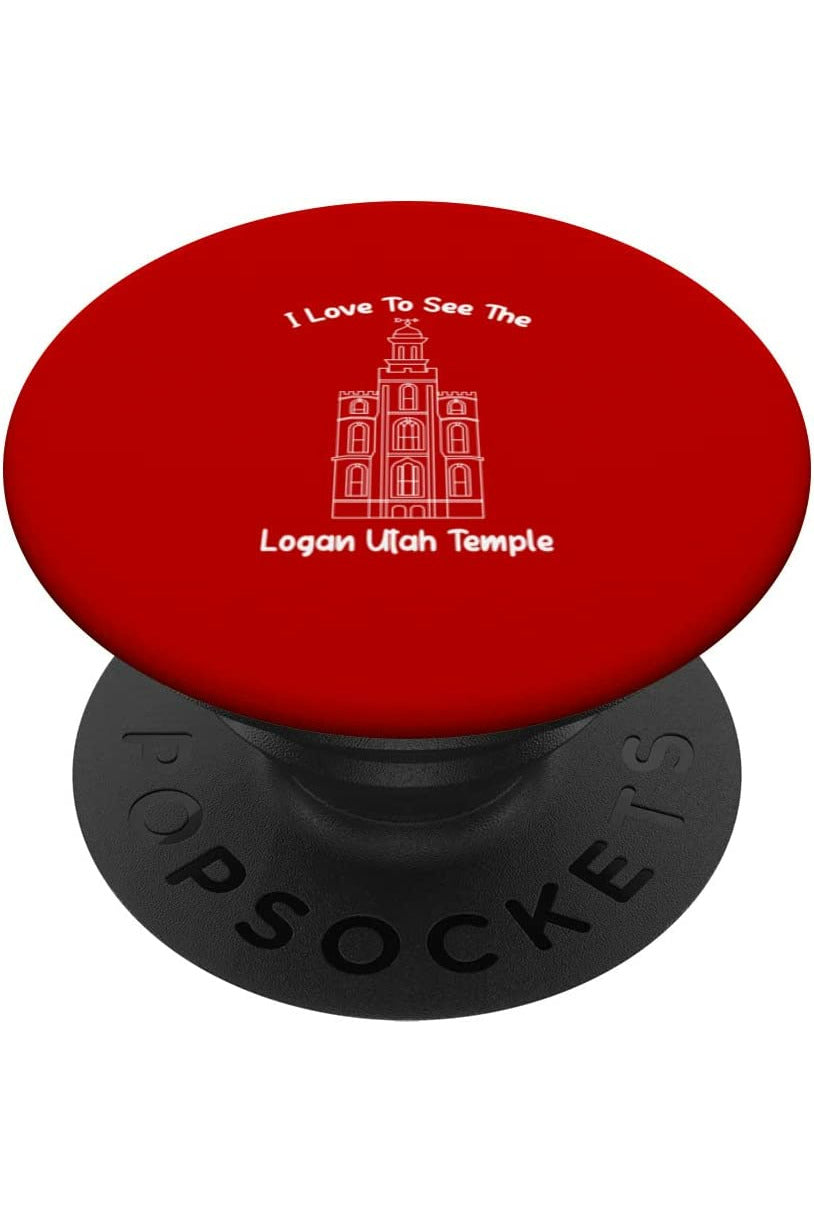 Logan Utah Temple PopSockets Grip - Primary Style (English) US