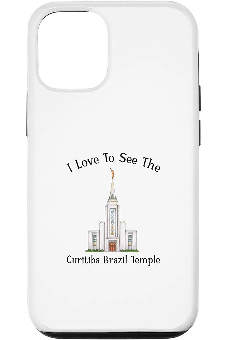Curitiba Brazil Temple Apple iPhone Cases - Happy Style (English) US