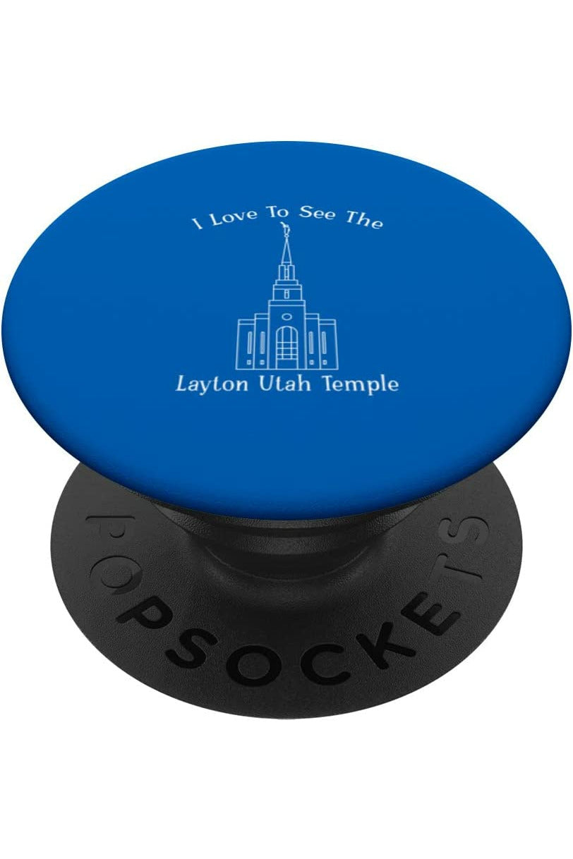 Layton Utah Temple PopSockets Grip - Happy Style (English) US