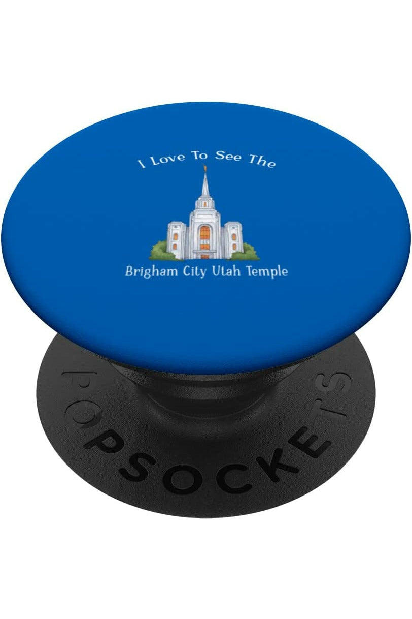 Brigham City Utah Temple PopSockets Grip - Happy Style (English) US