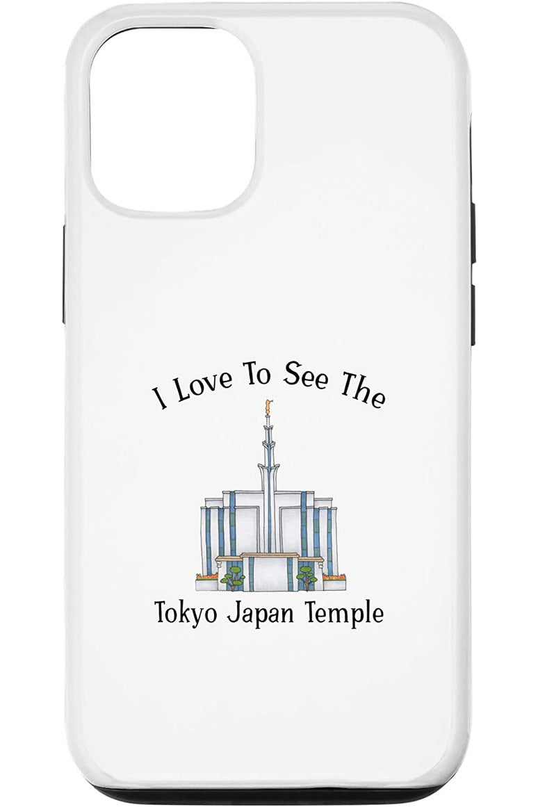 Tokyo Japan Temple Apple iPhone Cases - Happy Style (English) US