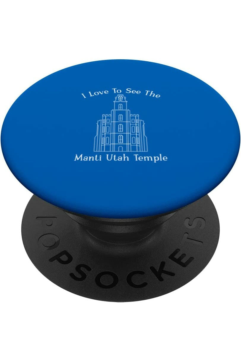 Manti Utah Temple PopSockets Grip - Happy Style (English) US