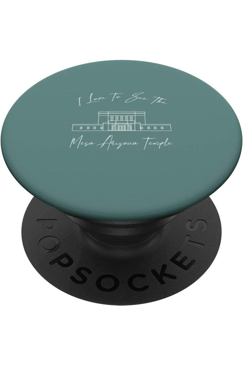 Mesa Arizona Temple PopSockets Grip - Calligraphy Style (English) US