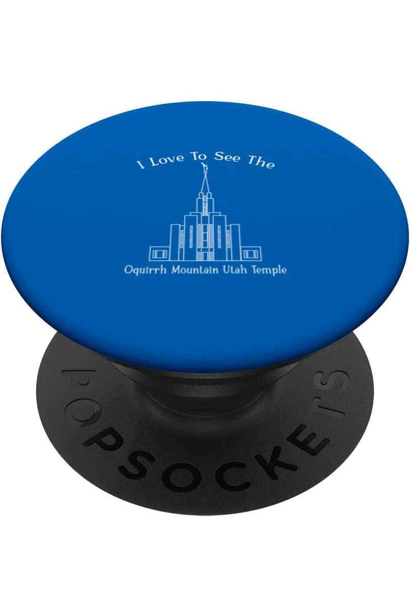 Oquirrh Mountain Utah Temple PopSockets Grip - Happy Style (English) US
