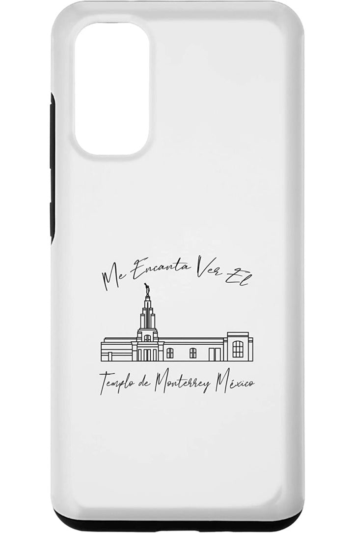 Monterrey Mexico Temple Samsung Phone Cases - Calligraphy Style (Spanish) US