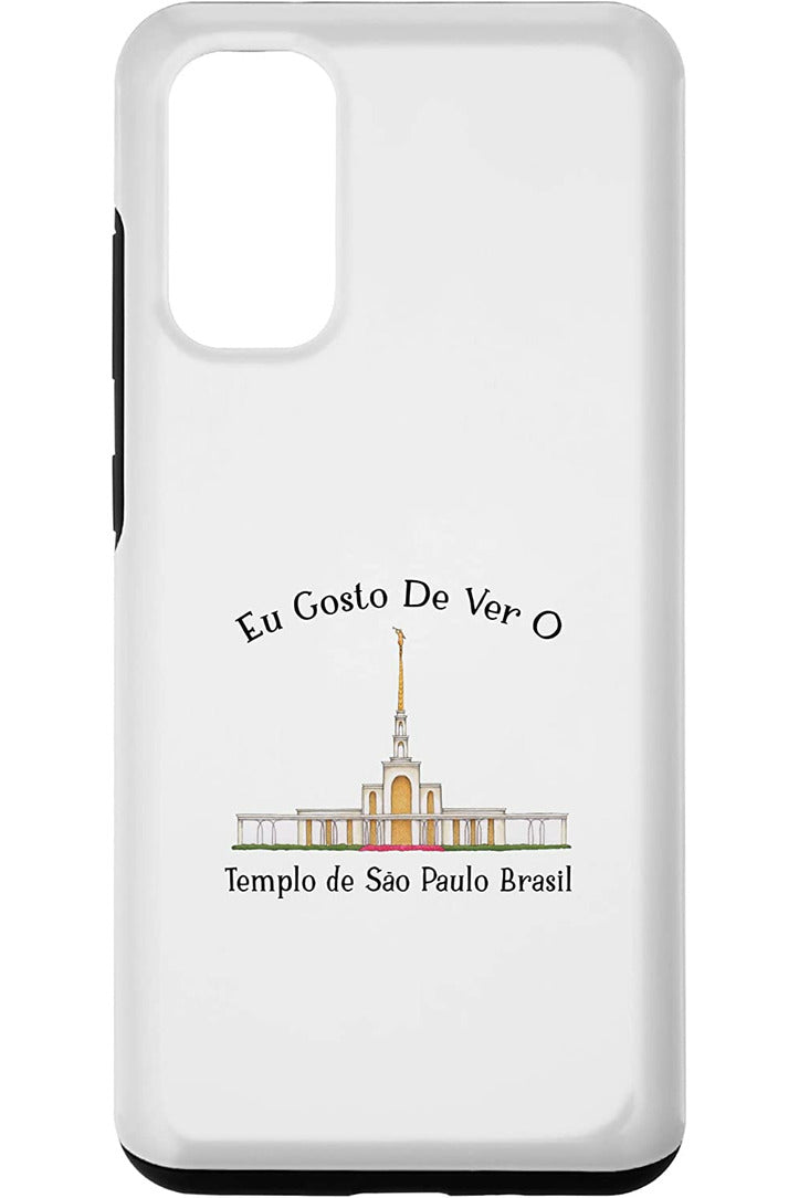 Templo de Manaus Brasil Samsung Phone Cases - Happy Style (Portuguese) US