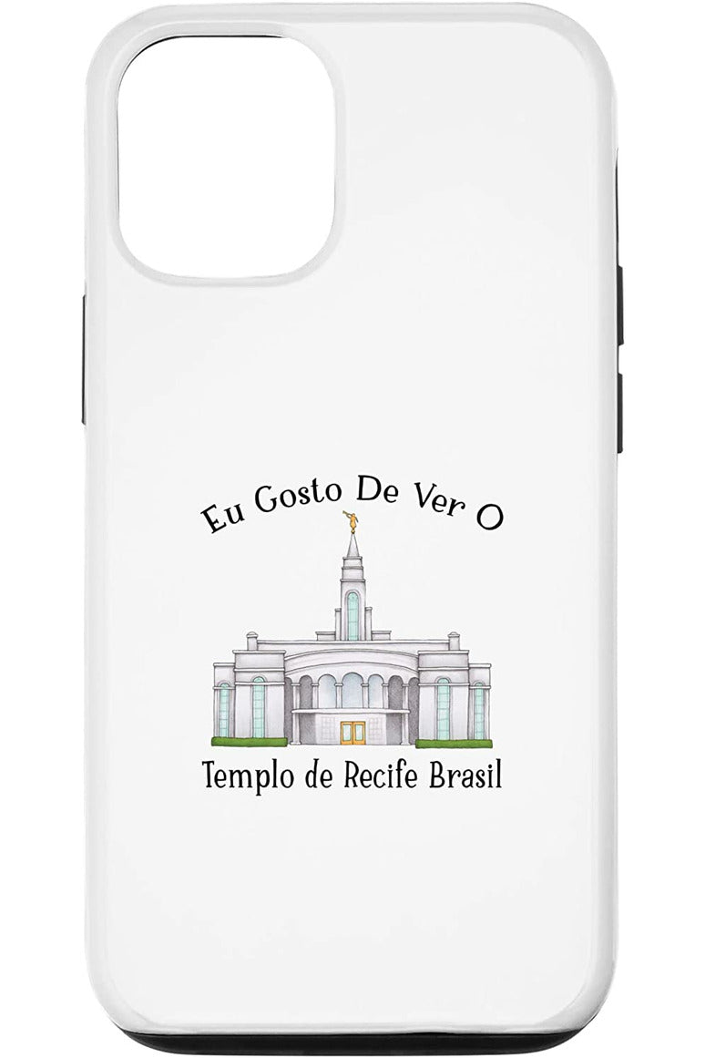 Templo de Manaus Brasil Apple iPhone Cases - Happy Style (Portuguese) US