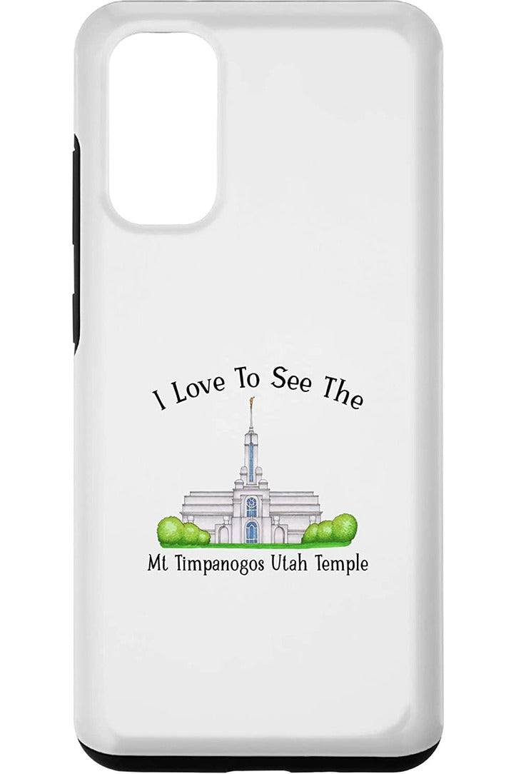 Mt Timpanogos Utah Temple Samsung Phone Cases - Happy Style (English) US
