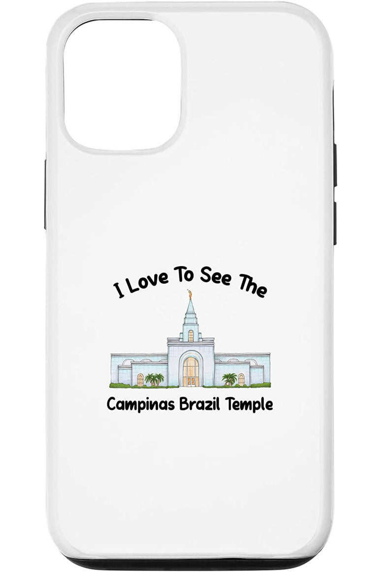 Campinas Brazil Temple Apple iPhone Cases - Primary Style (English) US