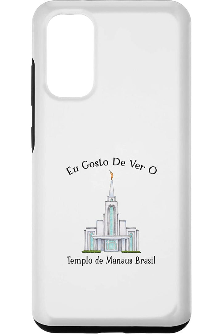 Templo de Manaus Brasil Samsung Phone Cases - Happy Style (Portuguese) US