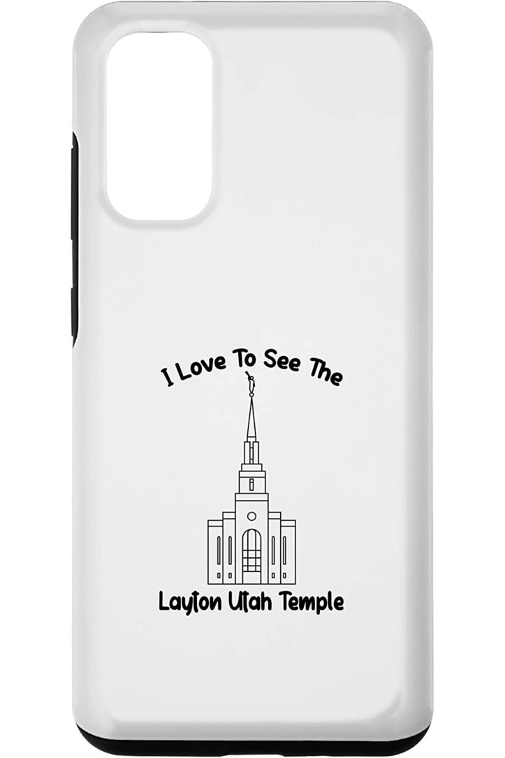 Layton Utah Temple Samsung Phone Cases - Primary Style (English) US