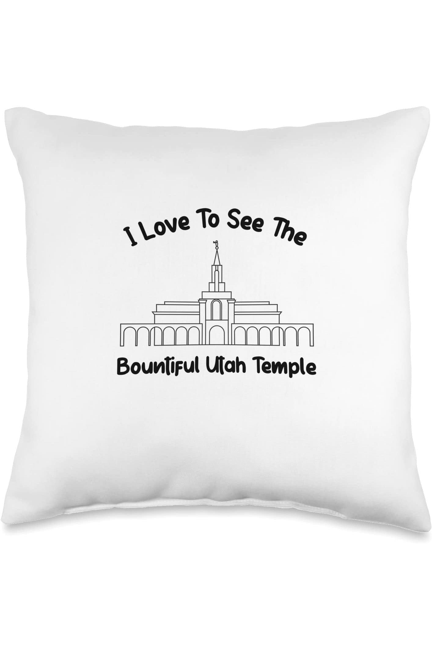 Bountiful Utah Temple Throw Pillows - Primary Style (English) US