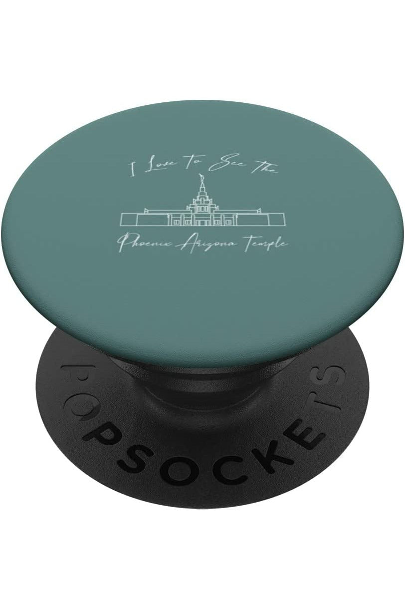 Phoenix Arizona Temple PopSockets Grip - Calligraphy Style (English) US