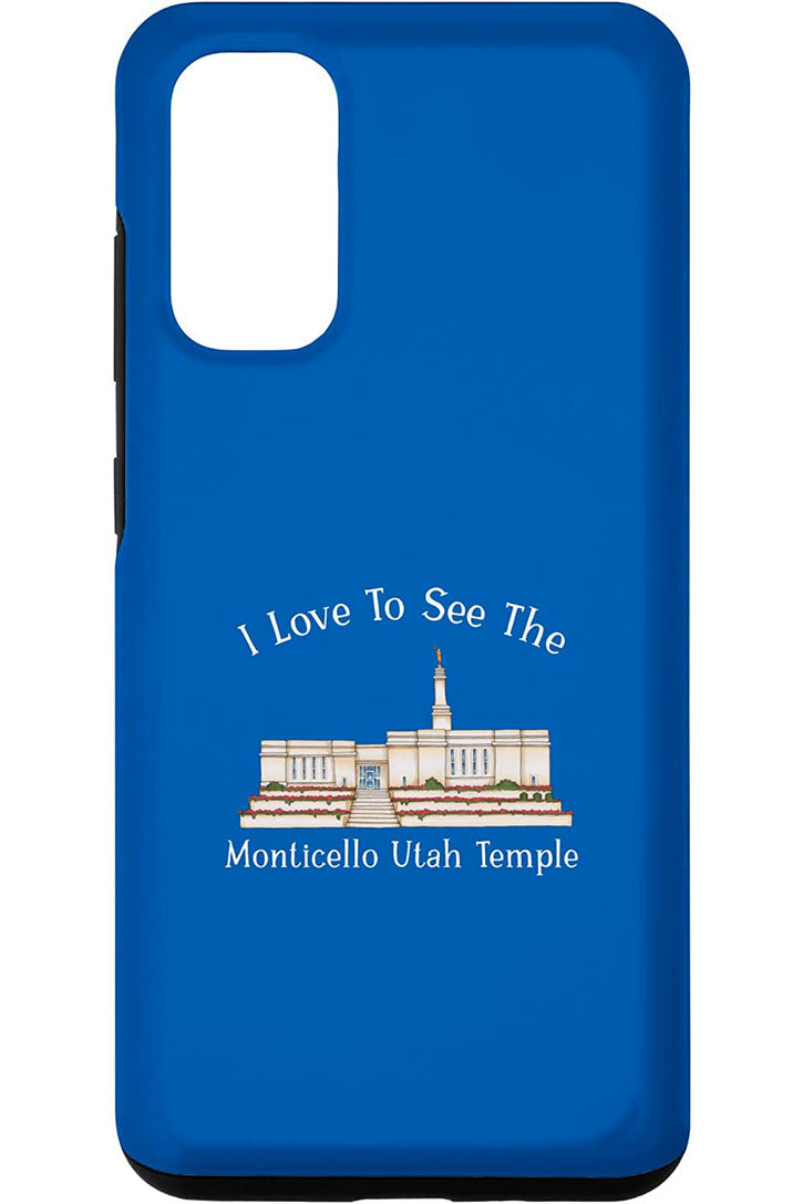 Monticello Utah Temple Samsung Phone Cases - Happy Style (English) US