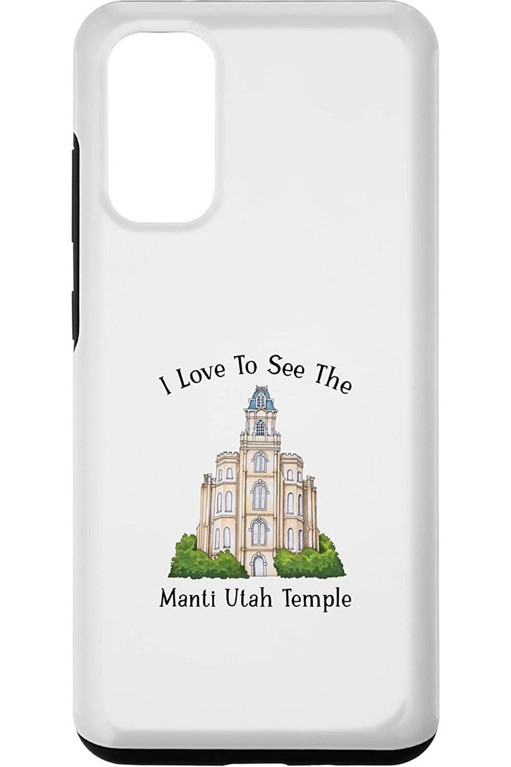 Manti Utah Temple Samsung Phone Cases - Happy Style (English) US