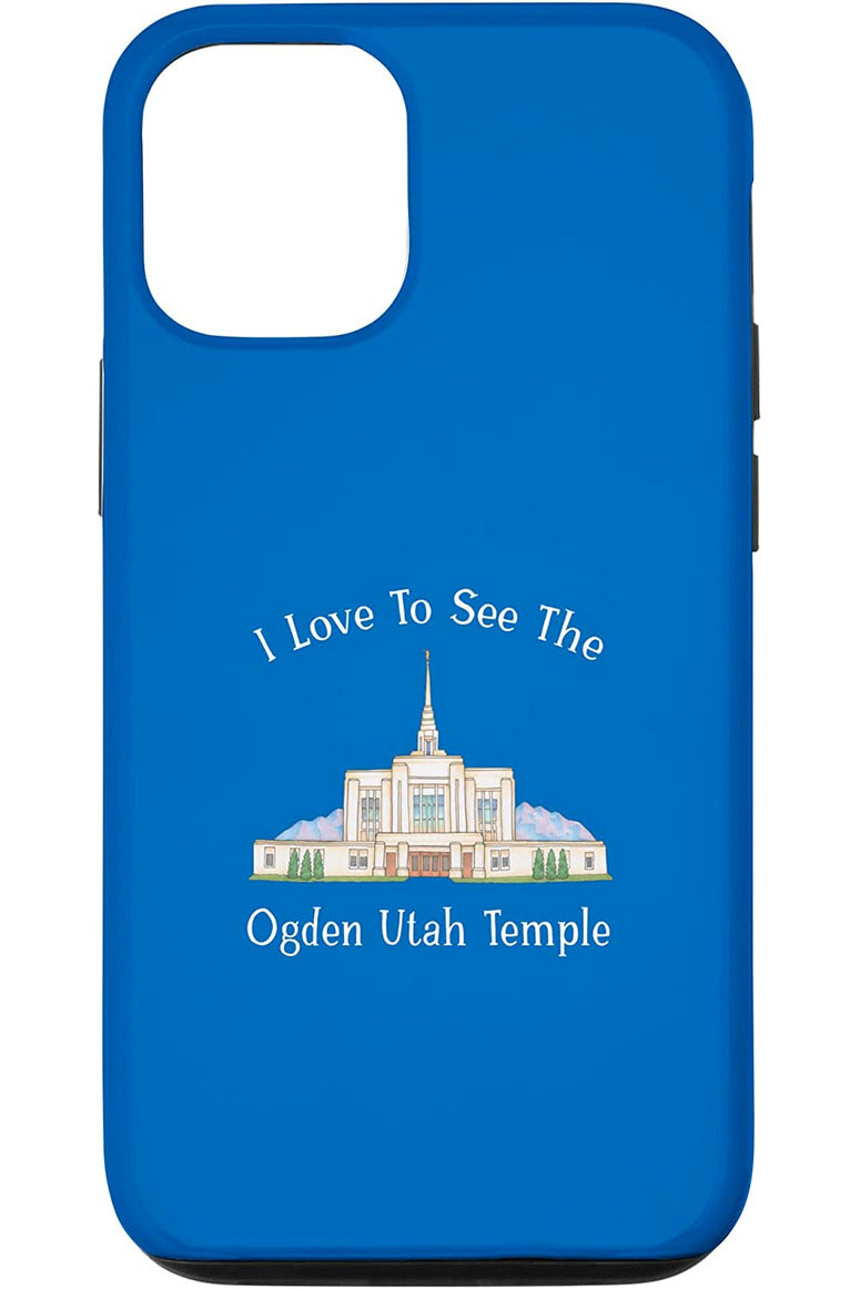 Ogden Utah Temple Apple iPhone Cases - Happy Style (English) US