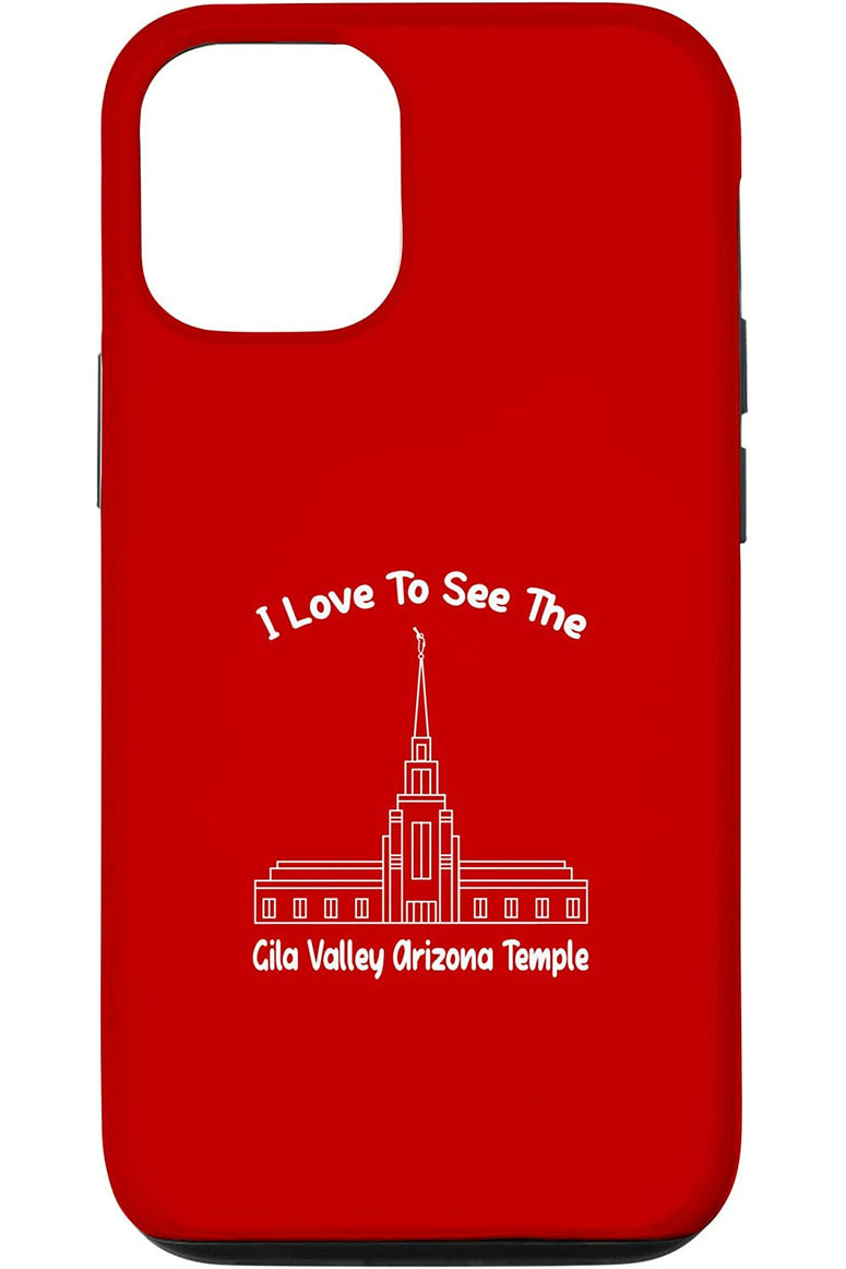 Gila Valley Arizona Temple Apple iPhone Cases - Primary Style (English) US