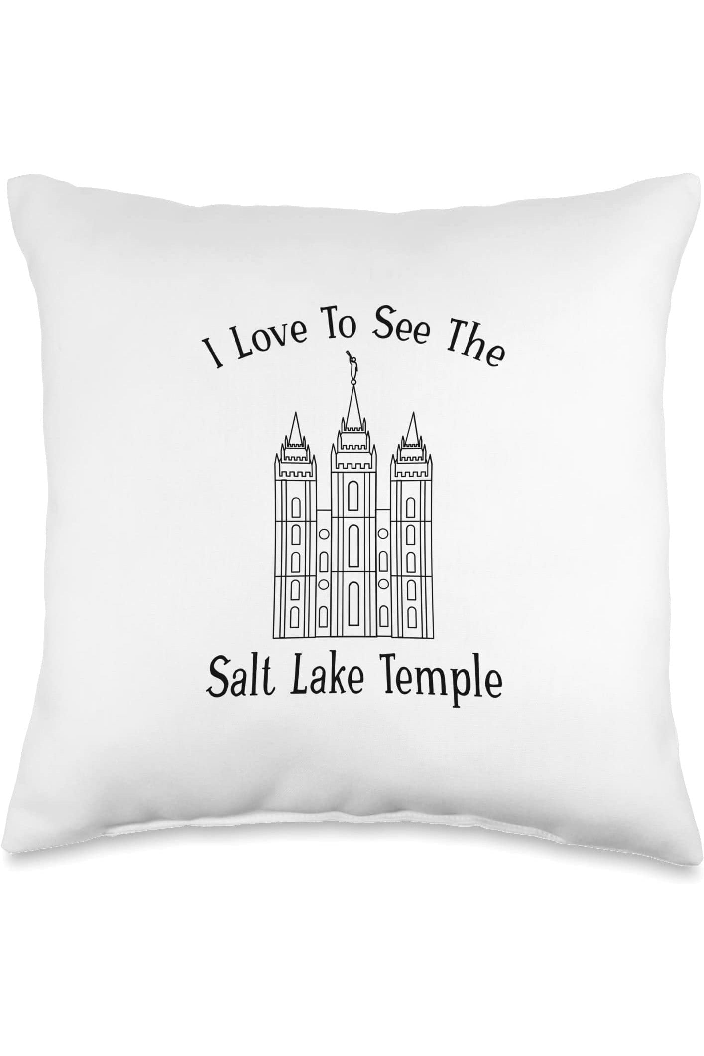 Salt Lake Temple Throw Pillows - Happy Style (English) US