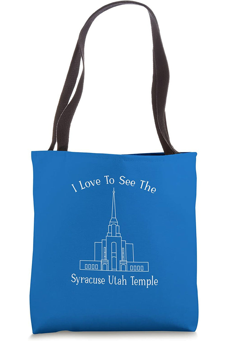 Syracuse Utah Temple Tote Bag - Happy Style (English) US