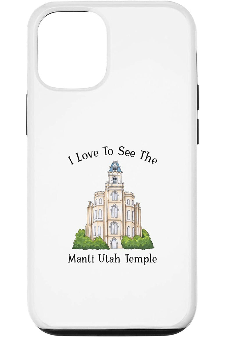 Manti Utah Temple Apple iPhone Cases - Happy Style (English) US