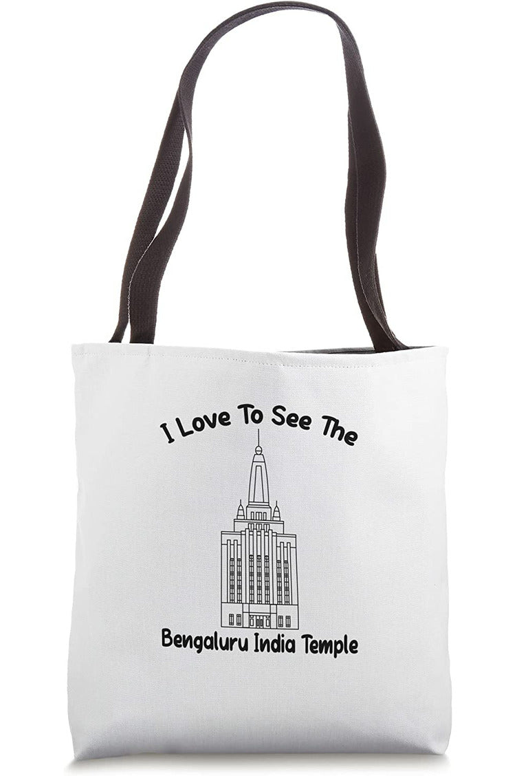Bengaluru India Temple Tote Bag - Primary Style (English) US