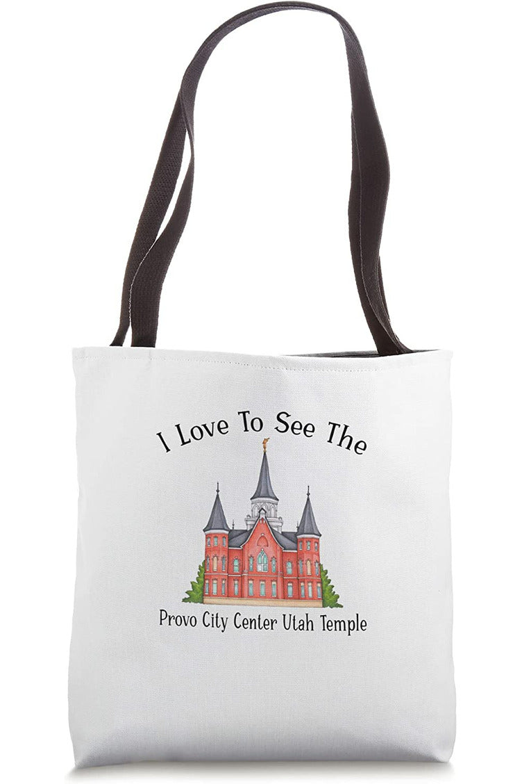 Provo City Center Utah Temple Tote Bag - Happy Style (English) US