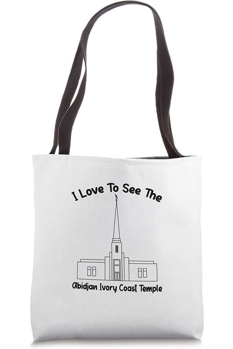 Abidjan Ivory Coast Temple Tote Bag - Primary Style (English) US