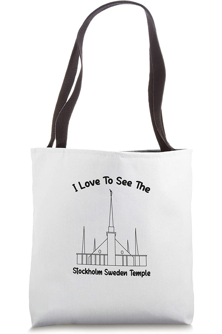 Stockholm Sweden Temple Tote Bag - Primary Style (English) US