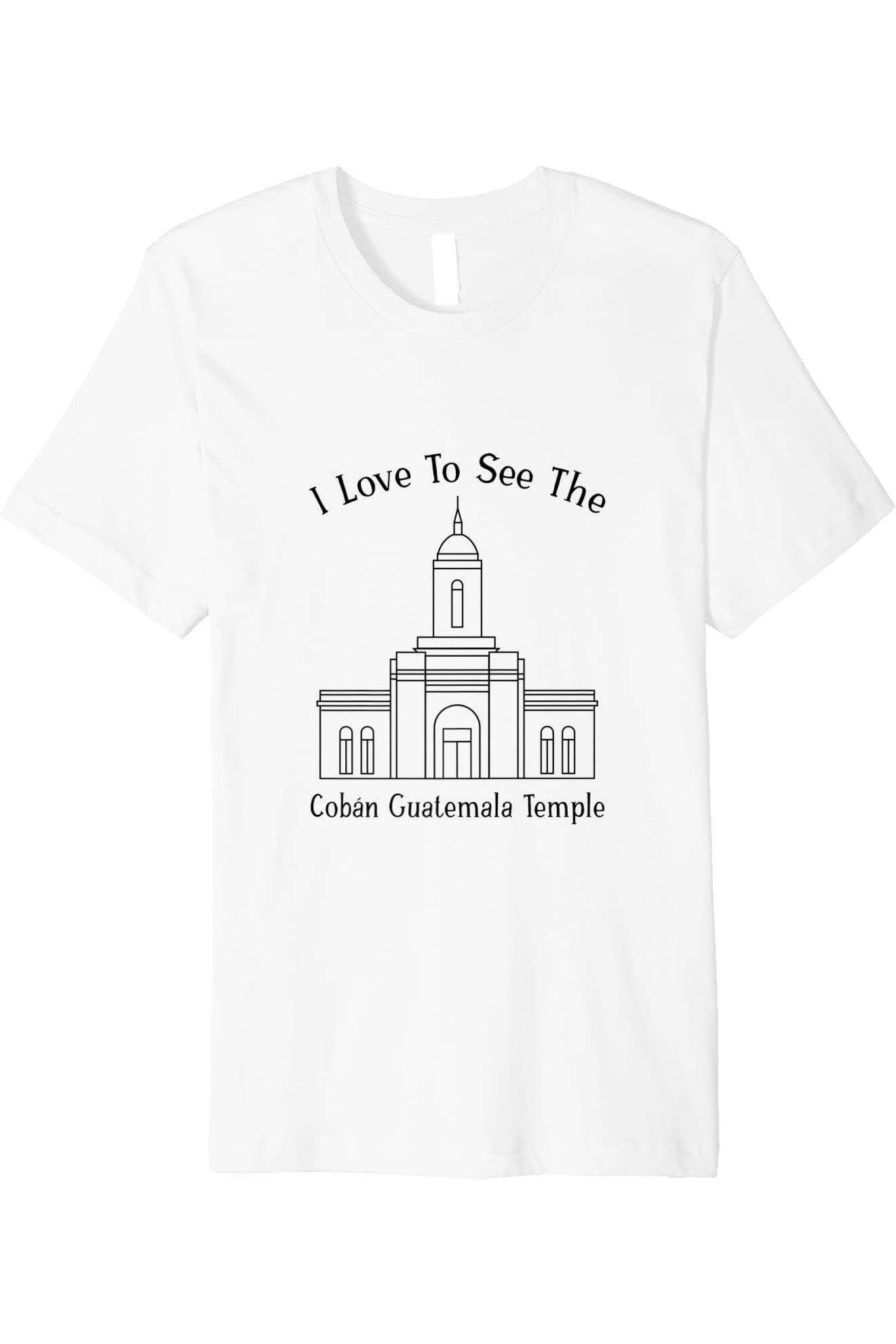 Coban Guatemala Temple T-Shirt - Premium - Happy Style (English) US