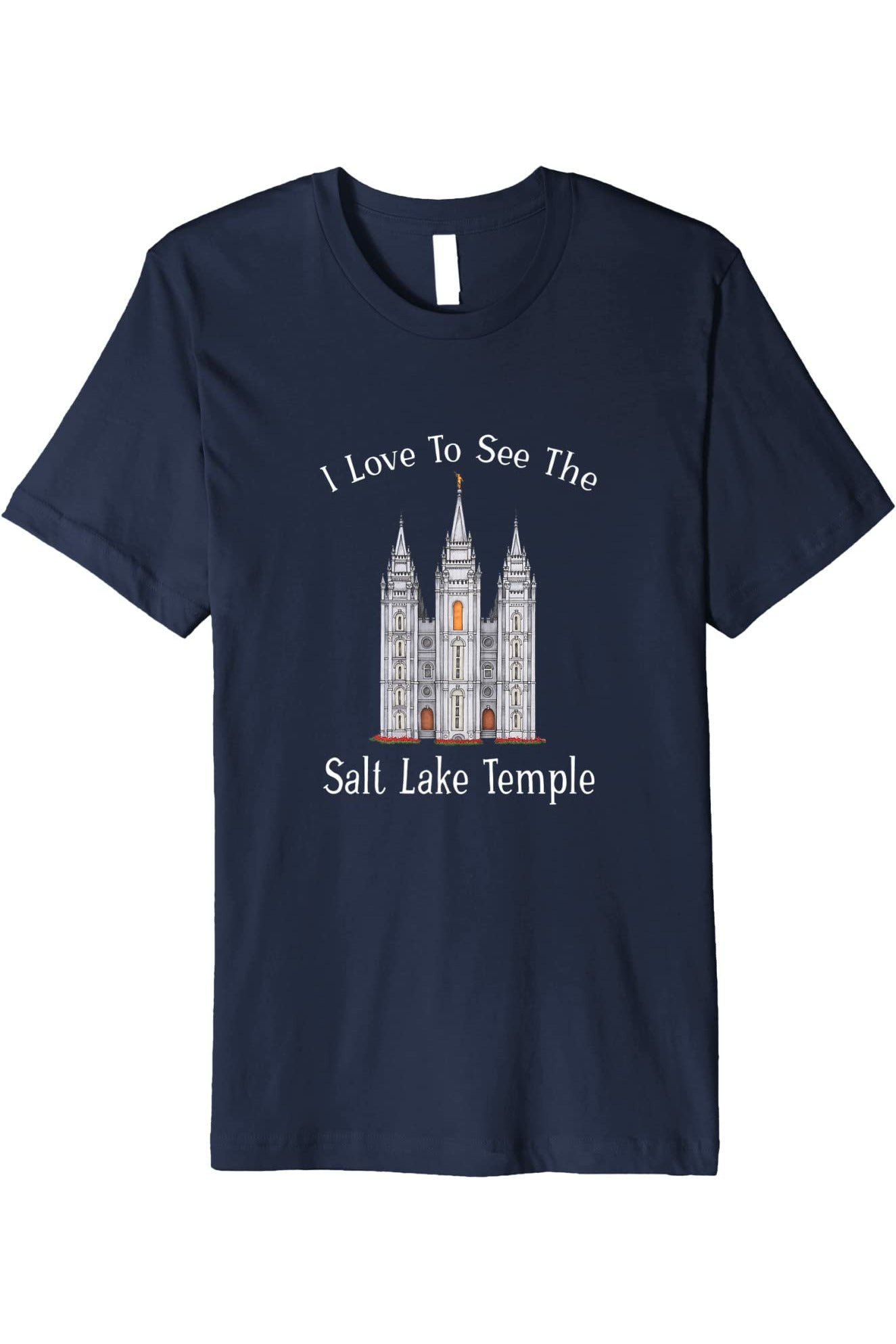 Salt Lake Temple T-Shirt - Premium - Happy Style (English) US