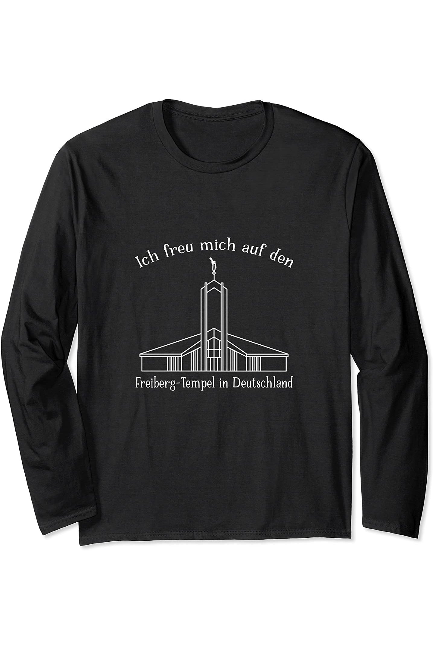 Freiberg Deutschland Tempel, ich liebe meinen Tempel zu sehen Long Sleeve T-Shirt