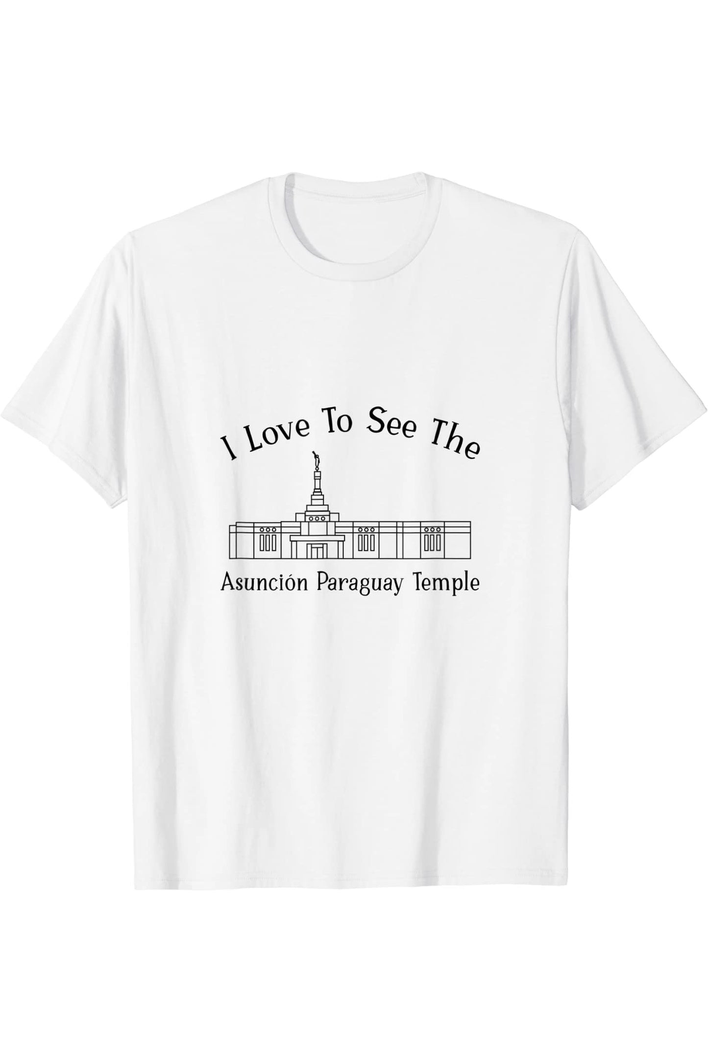 Asuncion Paraguay Temple T-Shirt - Happy Style (English) US