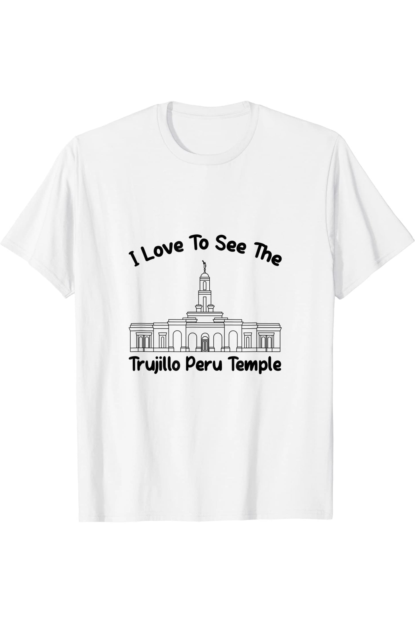 Trujillo Peru Temple T-Shirt - Primary Style (English) US