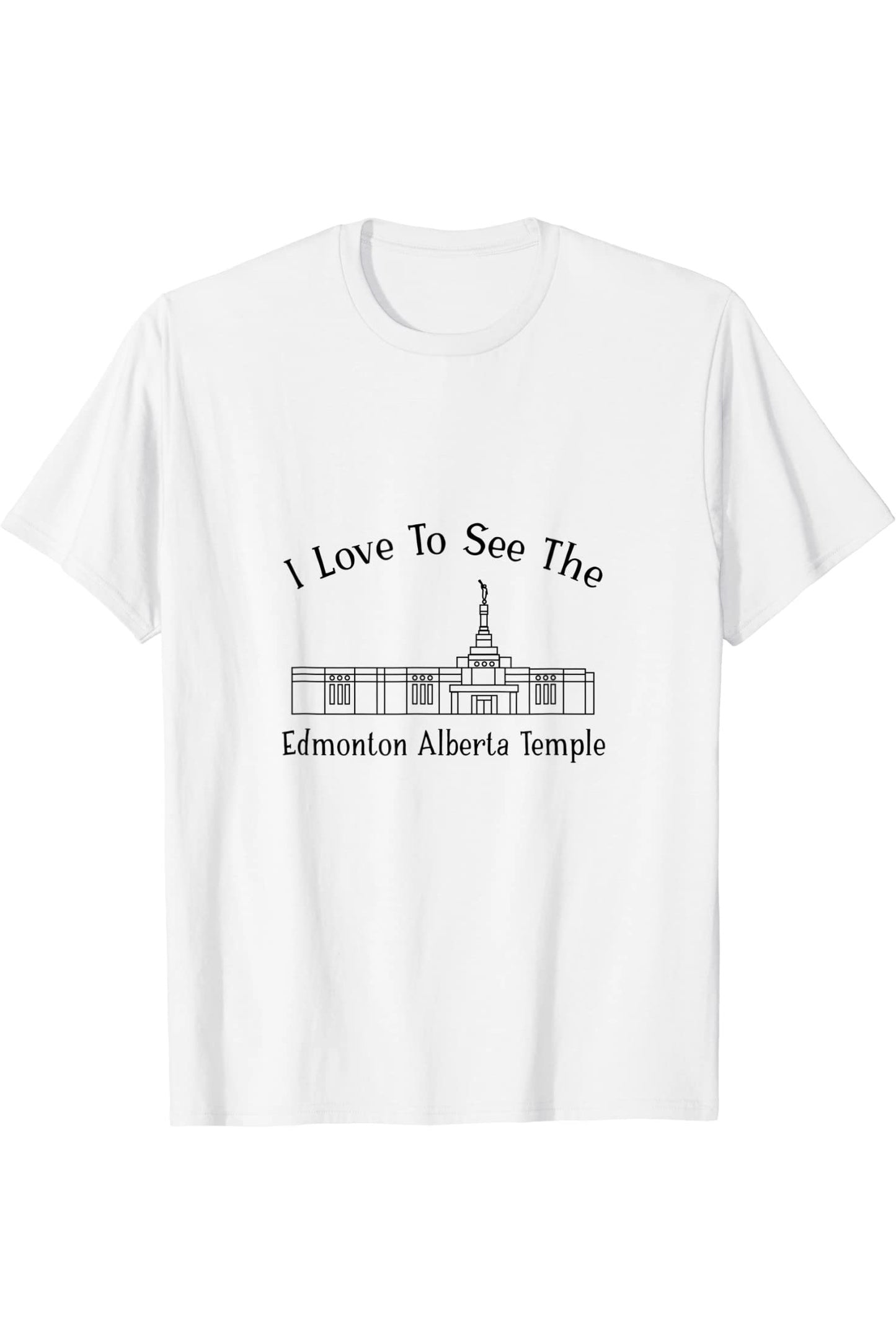 Edmonton Alberta Temple T-Shirt - Happy Style (English) US